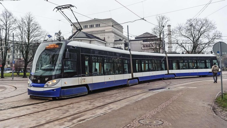 Трамвай рига