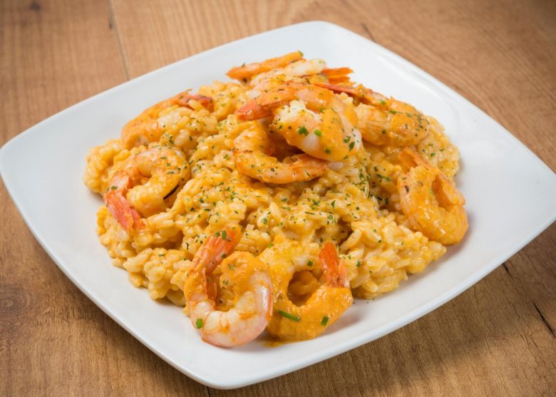 Ризотто с креветками