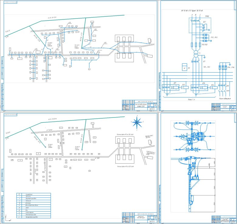 Схема электроснабжения