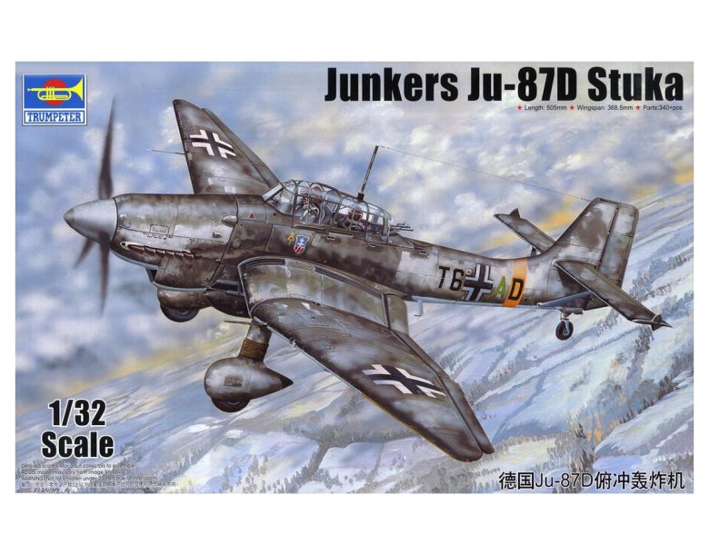 03217 авиация junkers ju-87d stuka (1:32)