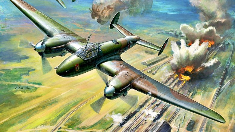 Советский бомбардировщик второй мировой