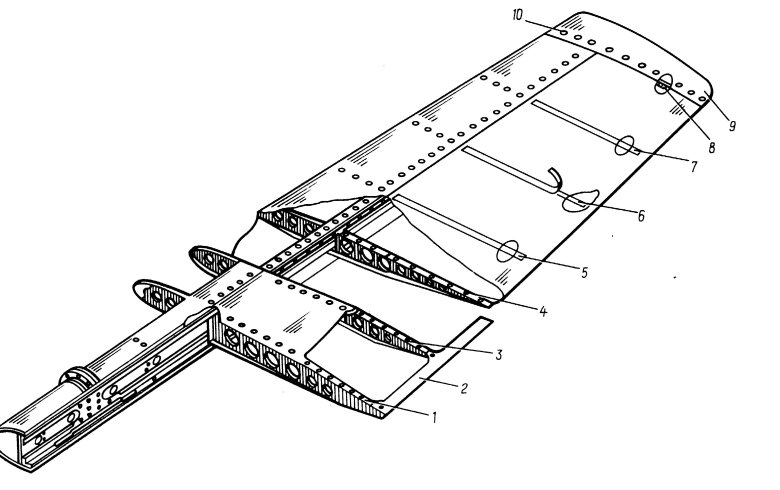 Стабилизатор вертолета ми-8