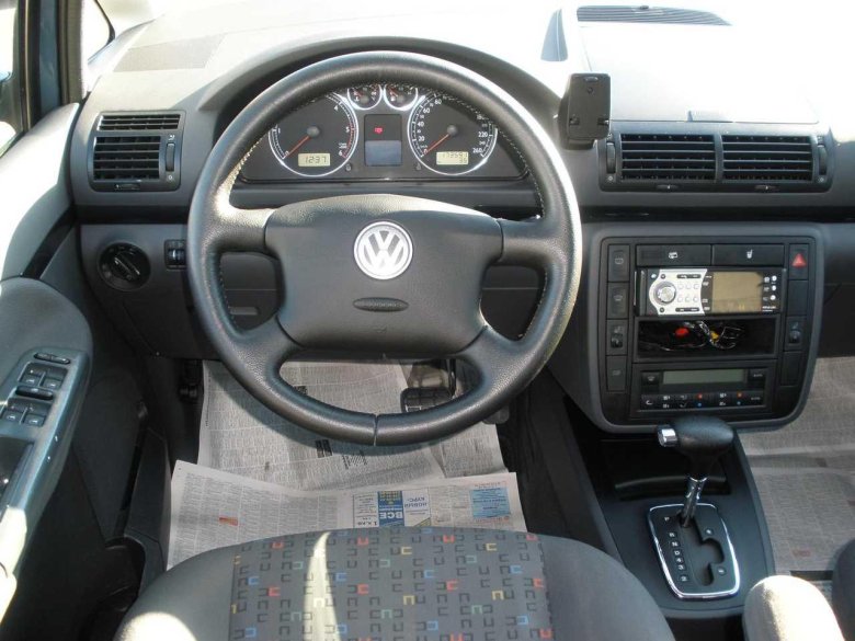 Volkswagen sharan 2000 салон