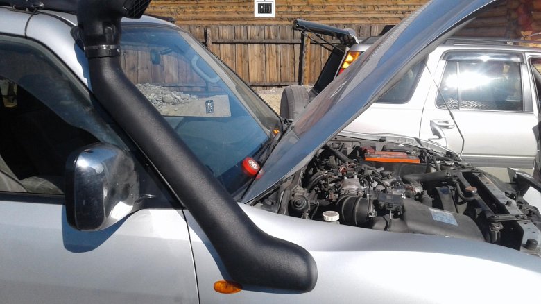 Шноркель на митсубиси паджеро 3