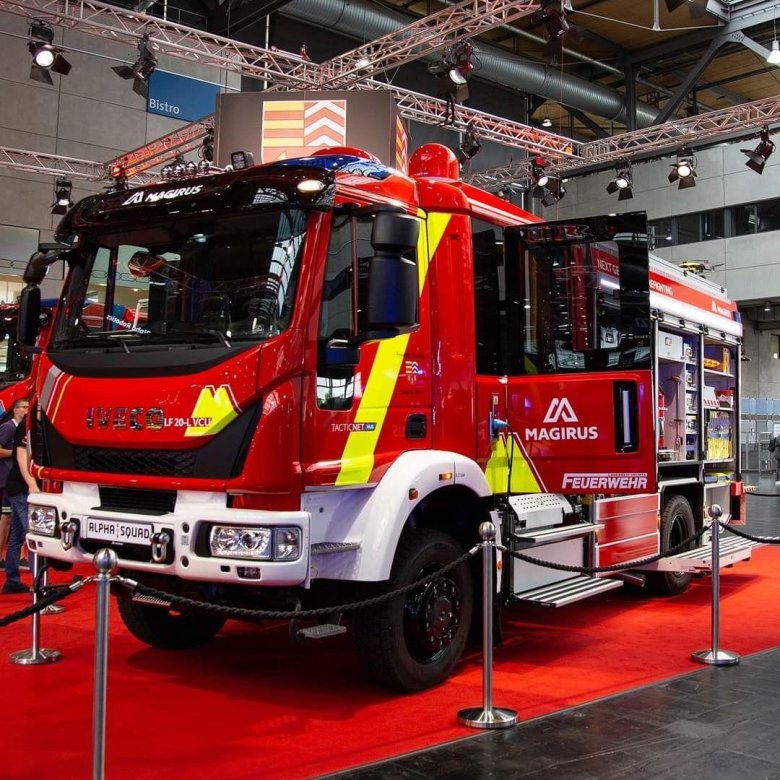 Пожарная машина ивеко с двумя кабинами