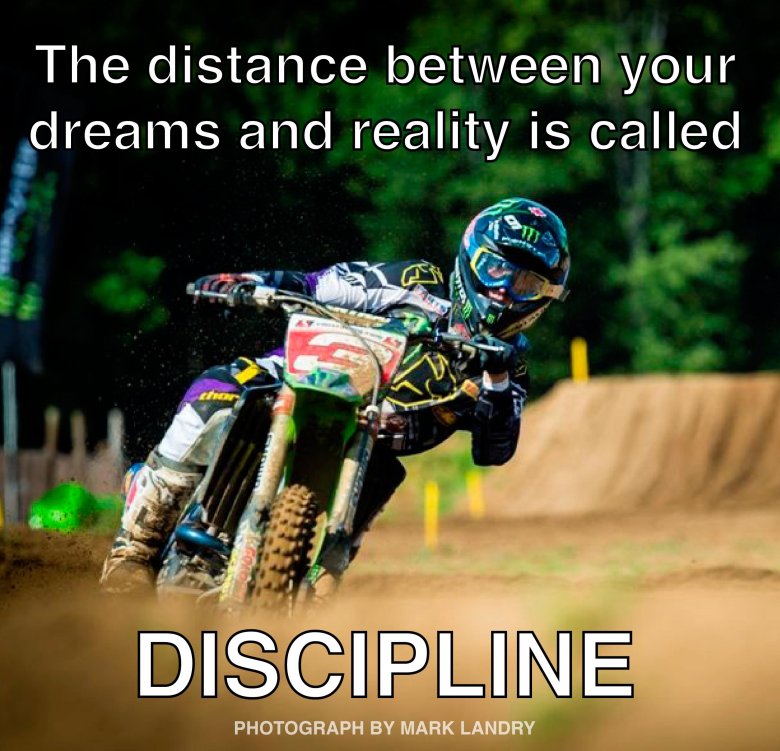 Dirt bike racing motocross