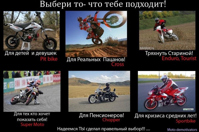 Мотоцикл питбайк