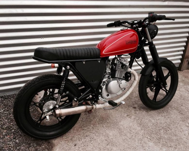 Suzuki gn 125 cafe racer
