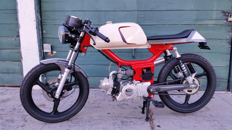 Мопед дельта кафе рейсер