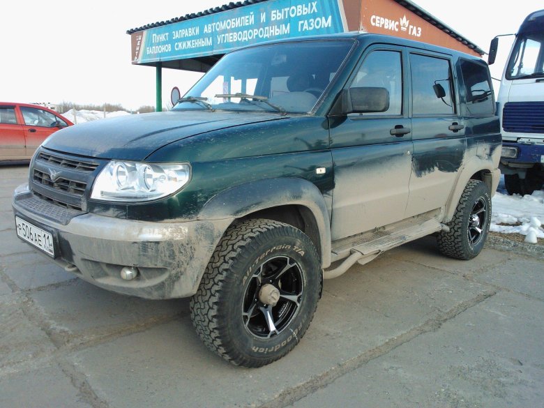 Уаз патриот на резине 245/75/16