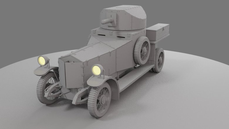 Модель бронеавтомобиль