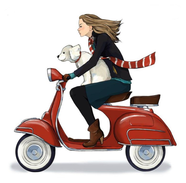 Мотороллер веспа