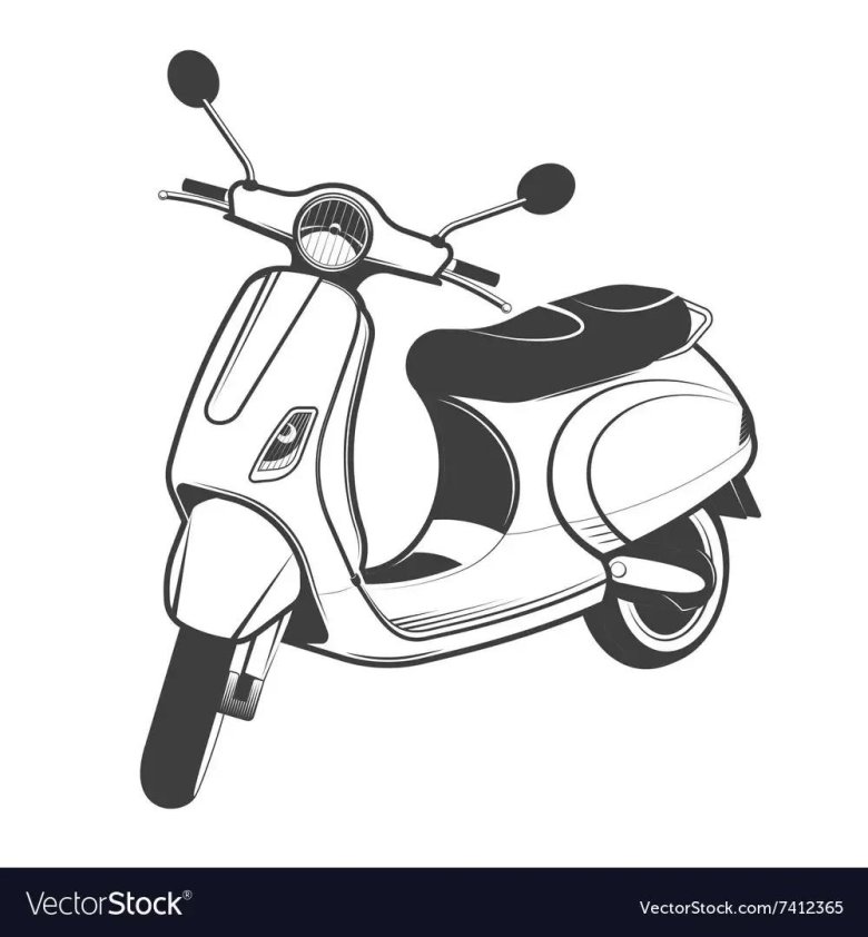 Рисунок скутера