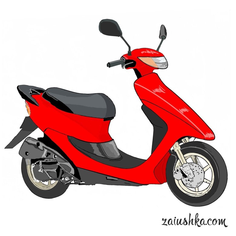 Скутер honda dio af 34