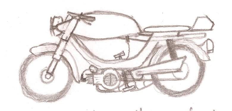 Мопед альфа рисунок