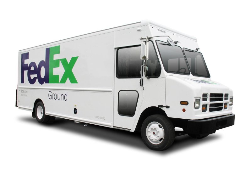 Fedex delivery step van