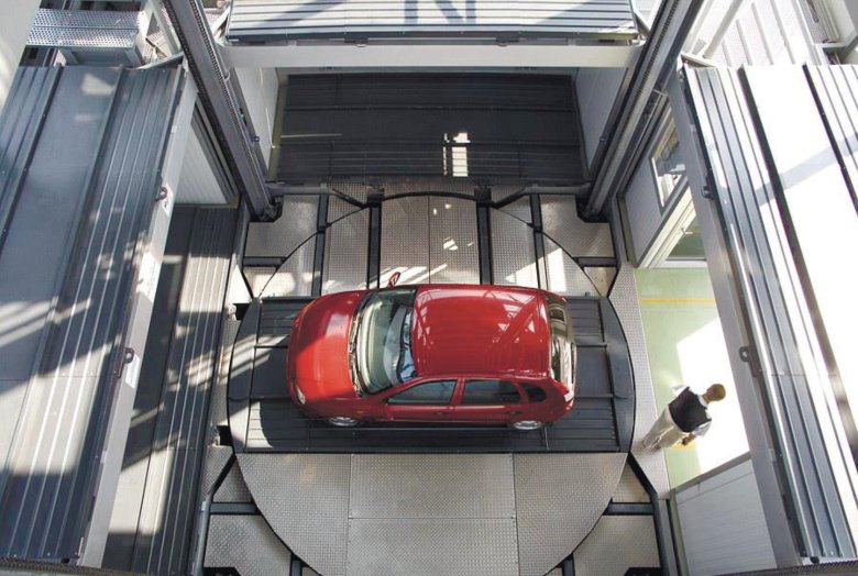 Автоматизированная двухуровневая парковочная система