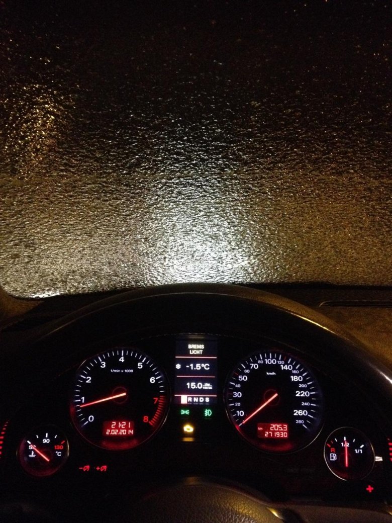 Ауди а6 с5 зима ночь