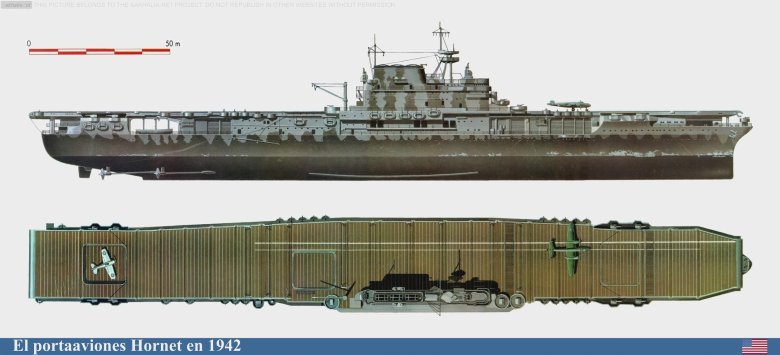 Авианосец хорнет cv-8