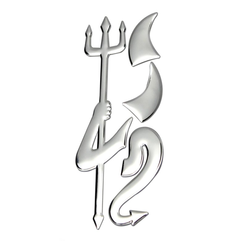 Наклейка чертенок на авто