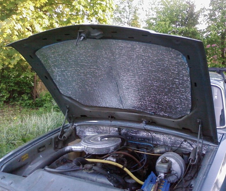 Шумоизоляция капота газ 31029