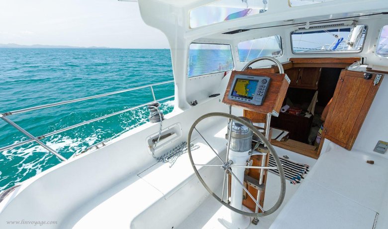 Штурвал яхты