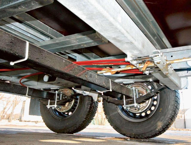 Рессоры прицепа мзса