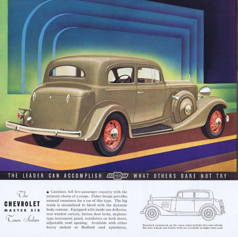 1956 chevrolet full line brochure