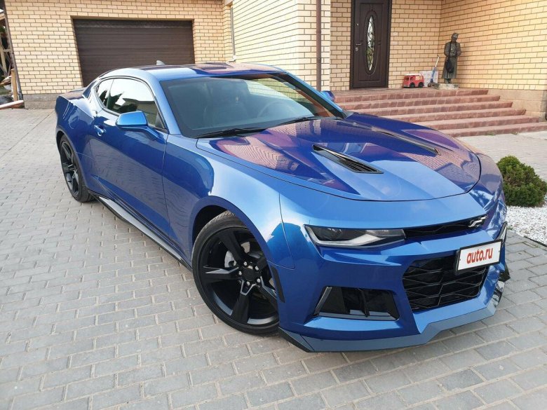 Шевроле камаро 2017 синий