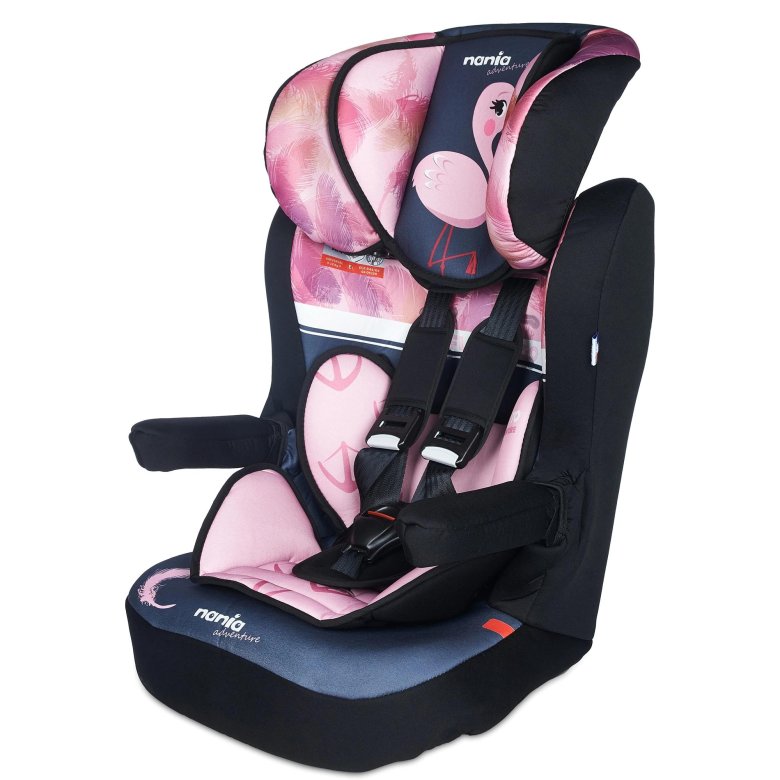 Автокресло нания фламинго