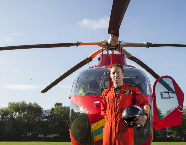 A helicopter pilot