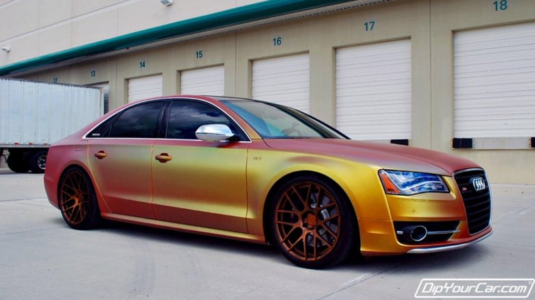 Ауди а8 бордовая