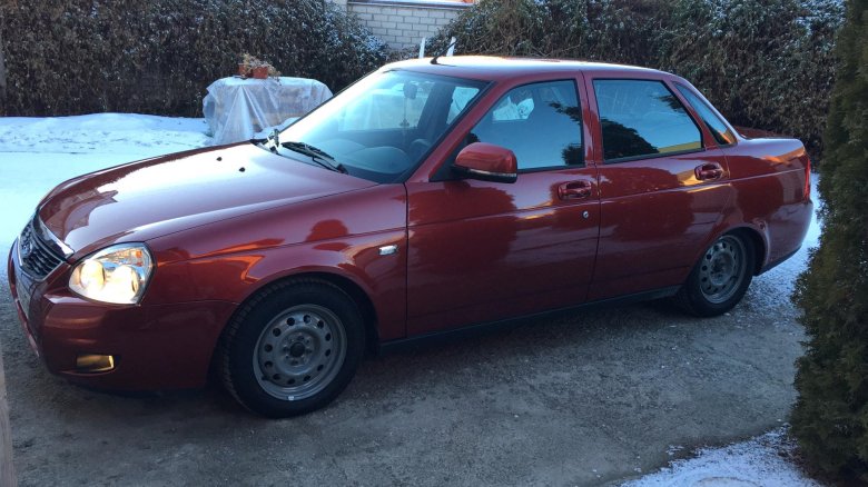 Приора цвет калифорнийский мак