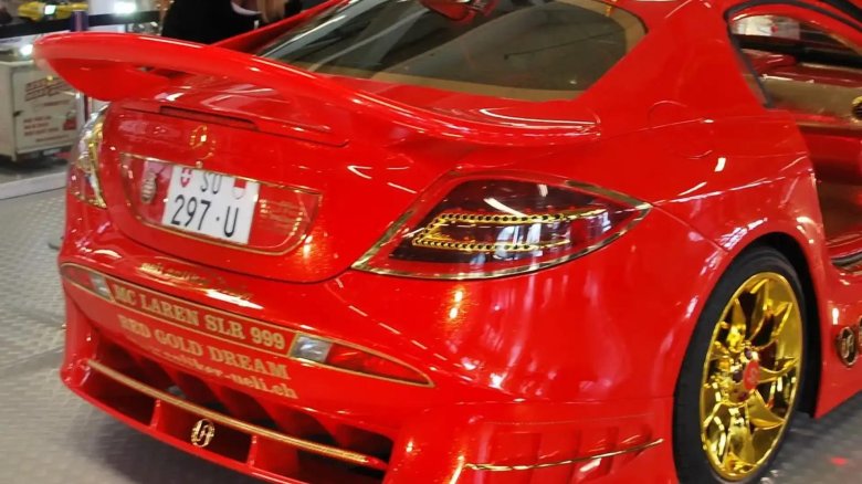 Mercedes-benz slr mclaren 999 red gold dream ueli anliker