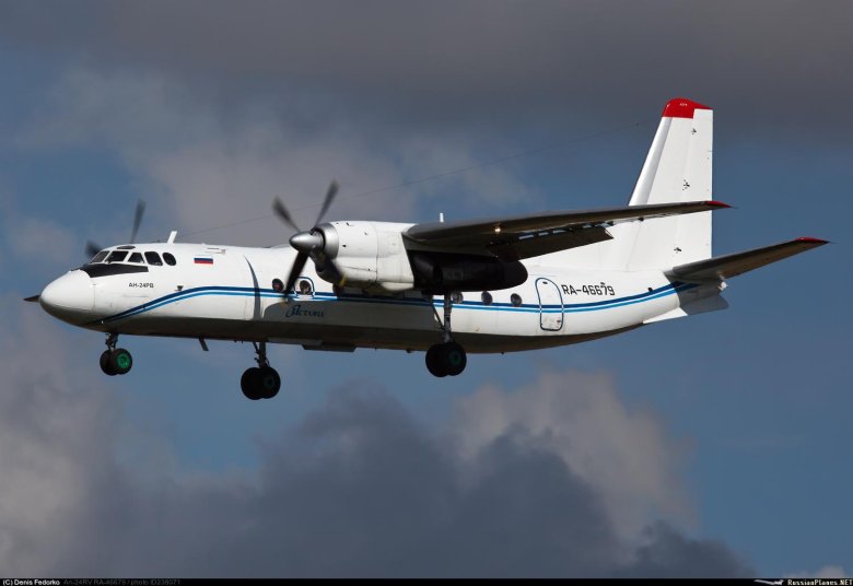 Ан 24 пассажирский самолёт