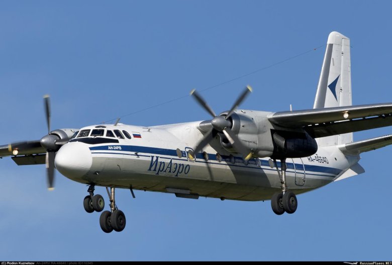 Ан 24 пассажирский самолёт