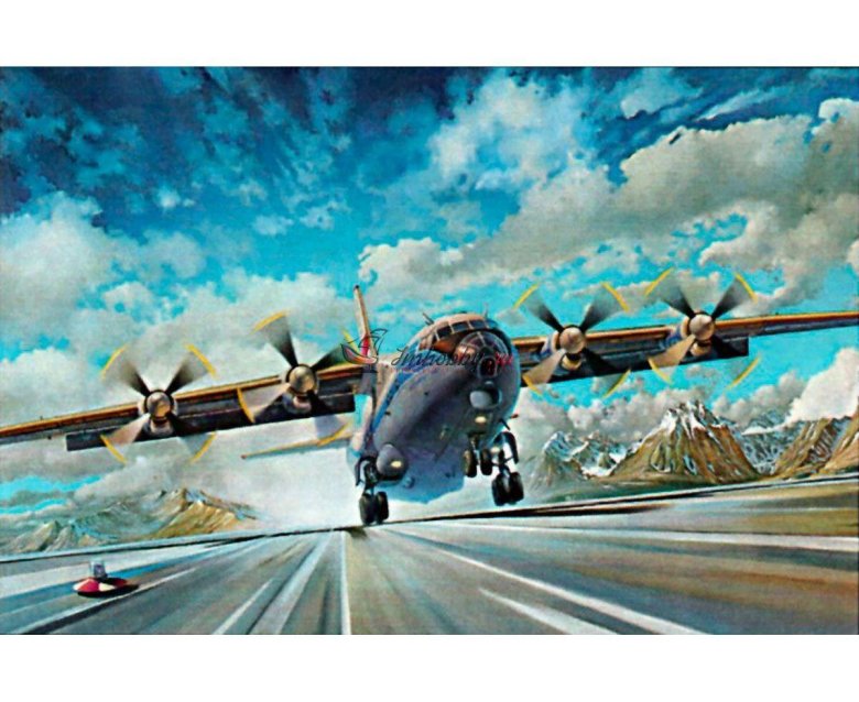 Картина самолет