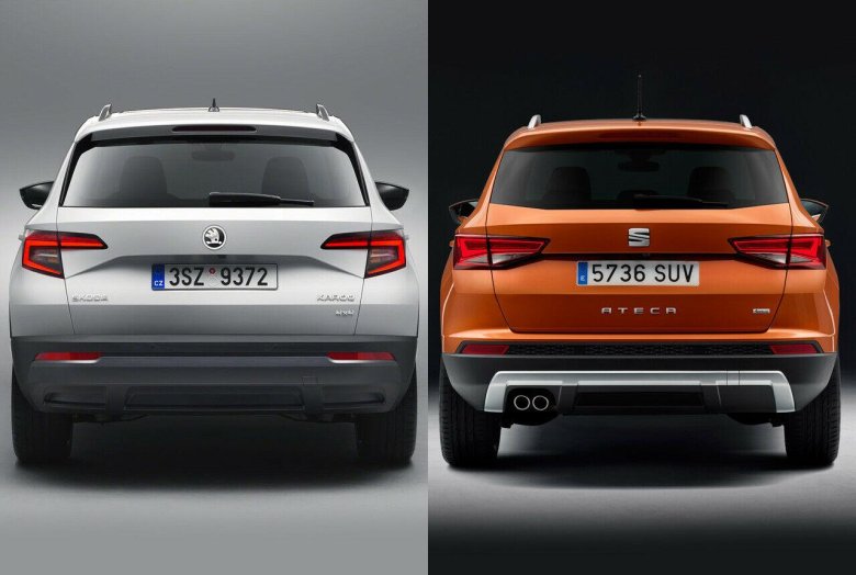 Skoda karoq сзади
