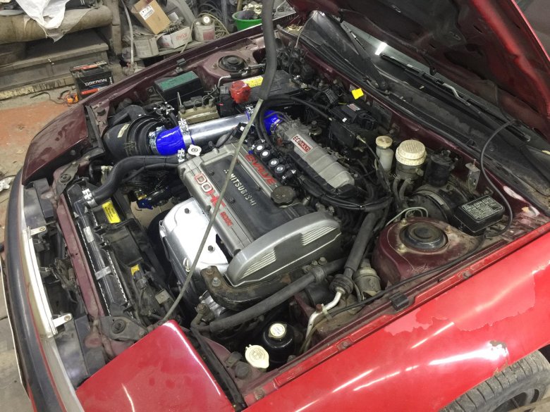 Подкапотка mitsubishi eclipse