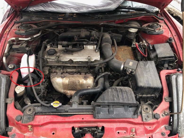 Mitsubishi eclipse 1992 двигатель