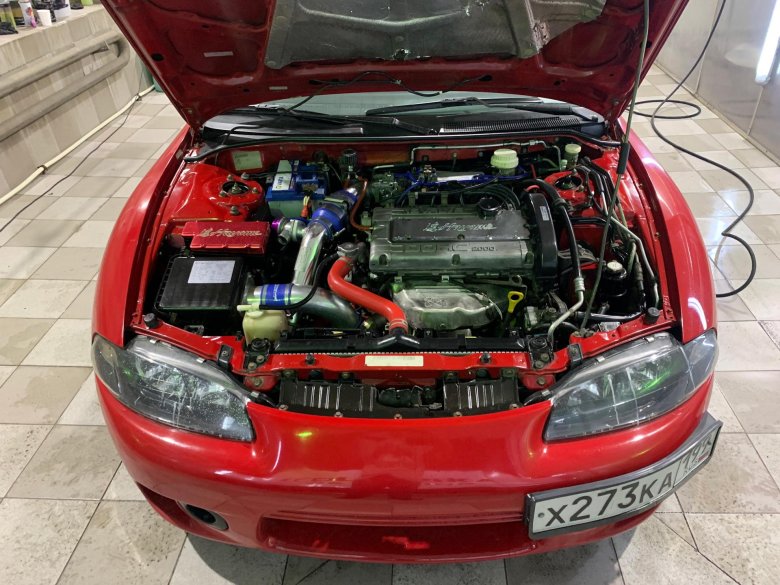 Mitsubishi eclipse 2g подкапотка