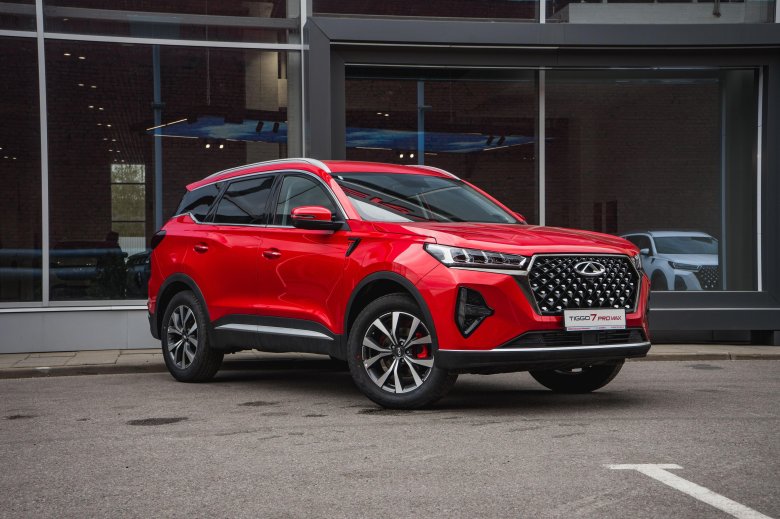Chery tiggo 7 pro max красный