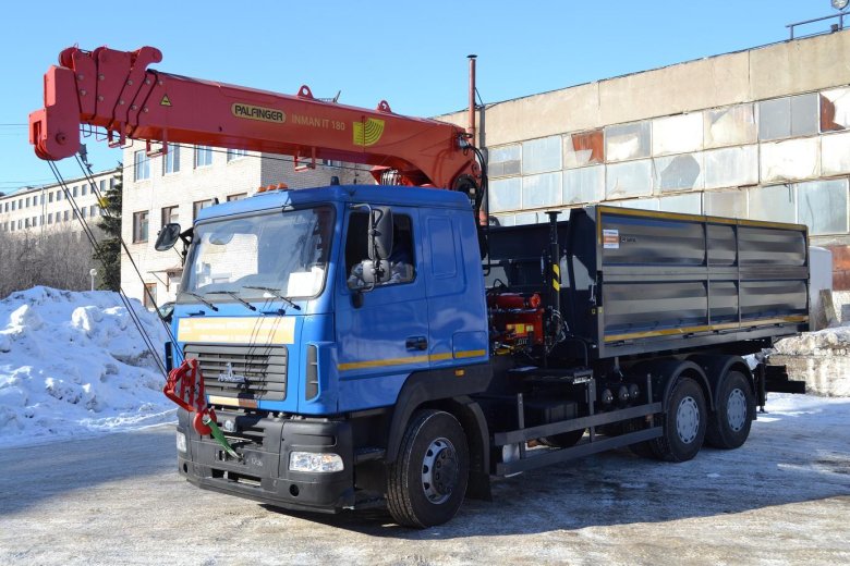 Маз 6312с5 с кму