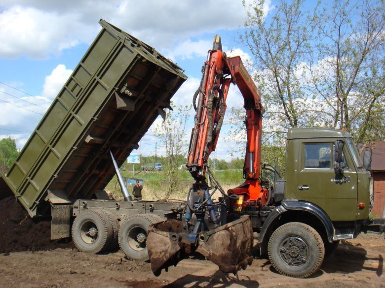 Манипулятор самосвал