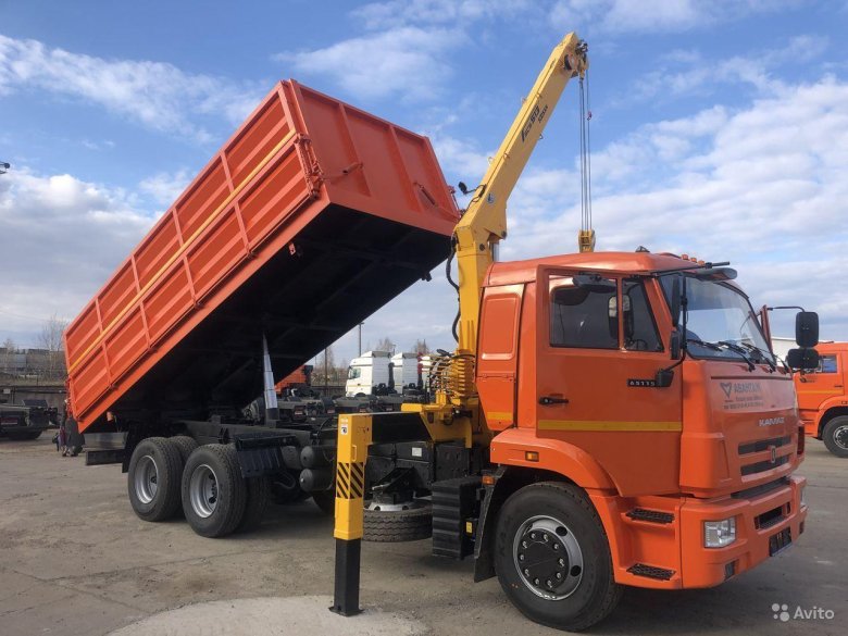 Камаз 65115 самосвал с кму