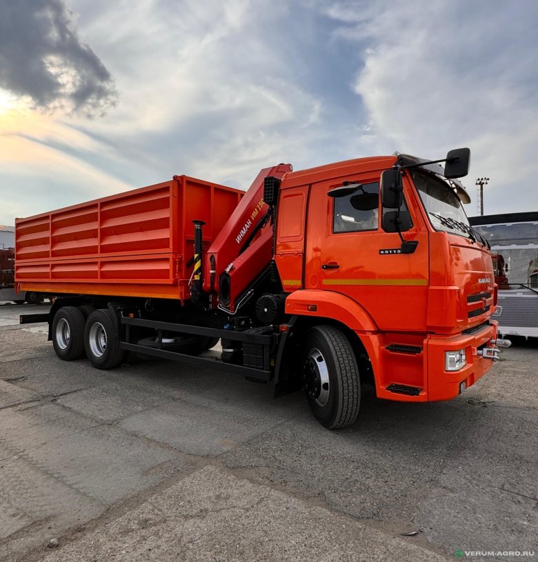 Самосвал камаз 65115 с кму им150