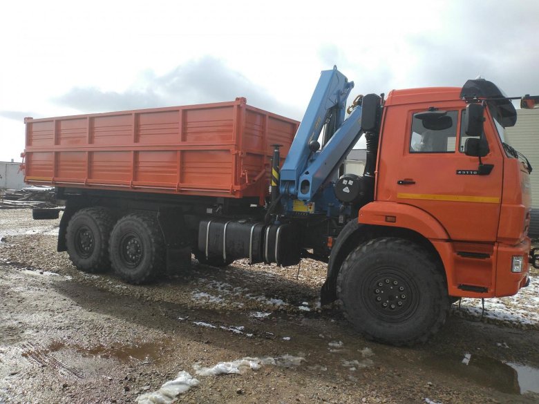 Камаз 43118 самосвал с кму