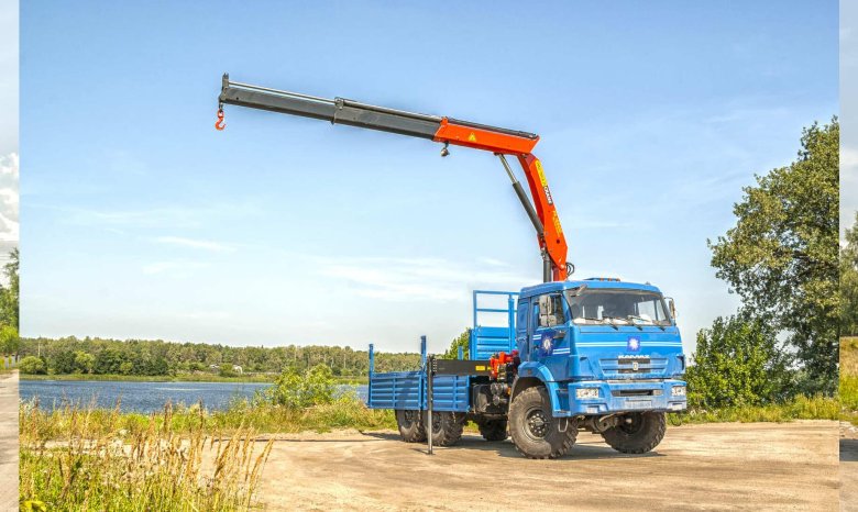 Манипулятор камаз 10т борт 7т стрела
