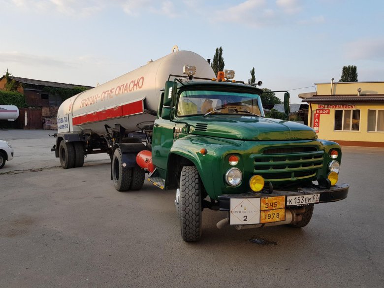 Зил 130 тягач бензовоз