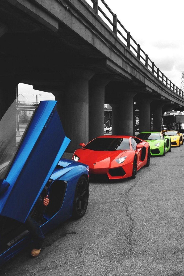 Lamborghini aventador lp700-4 blue